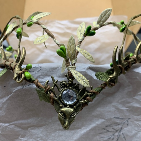 Forest Elf Renaissance Crown 👑🦌🧝🏻‍♀️🧌 - Picture 4 of 4